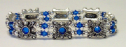 Sapphire Blue Swarovski Crystal Casting Bracelet