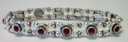 Ruby Red Swarovski Crystal Bracelet