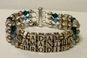 Personalized 3 Strand Bracelet